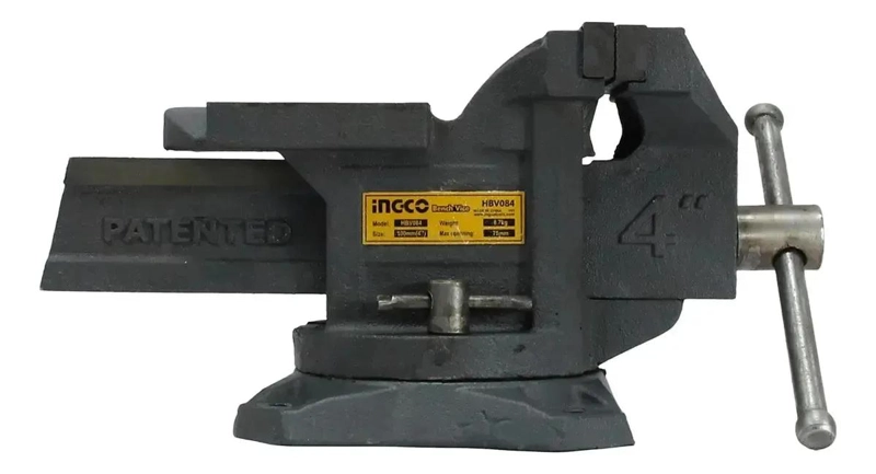 TORNILLO DE BANCO BASE GIRATORIA 4 PULGADAS - 4