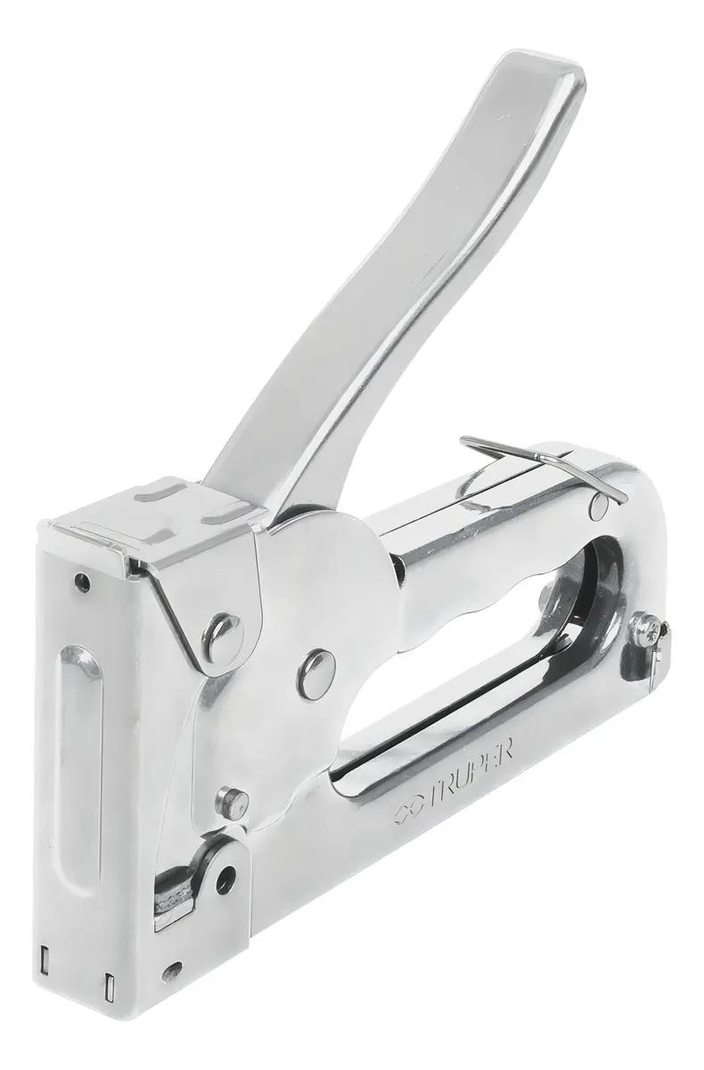 PISTOLA ENGRAMPADORA METALICA PARA GRAPAS 1/4 Y 5/16 - 3