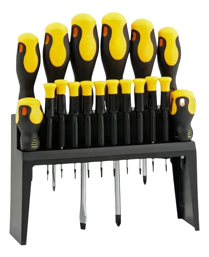 SET DE 18 DESTORNILLADORES VARIADOS PARA USO GENERAL - 2