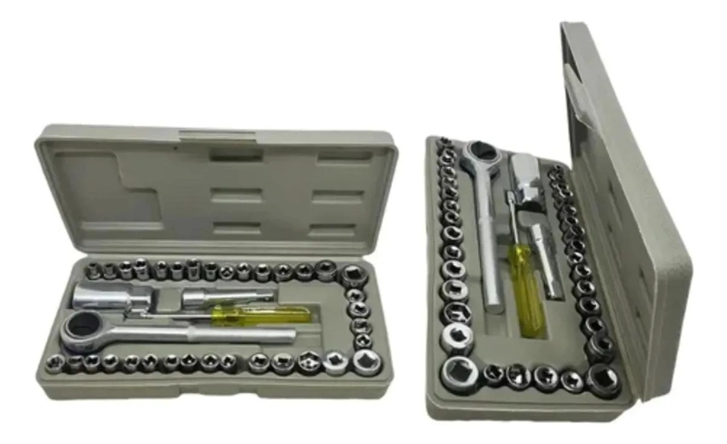 JUEGO DE DADOS Y HERRAMIENTAS MECANICAS COMPLETO - 2