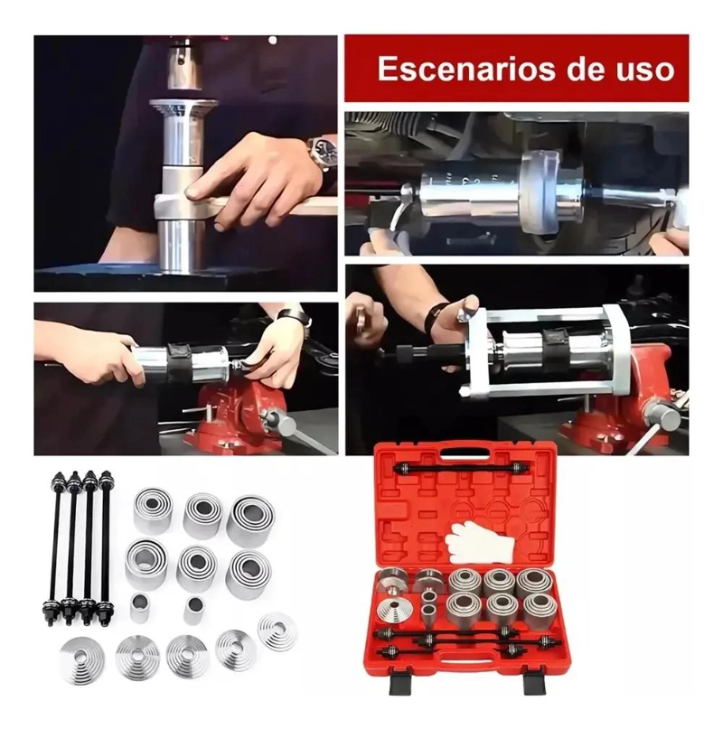 EXTRACTOR UNIVERSAL DE BUJES Y BALEROS 36 PIEZAS - 4