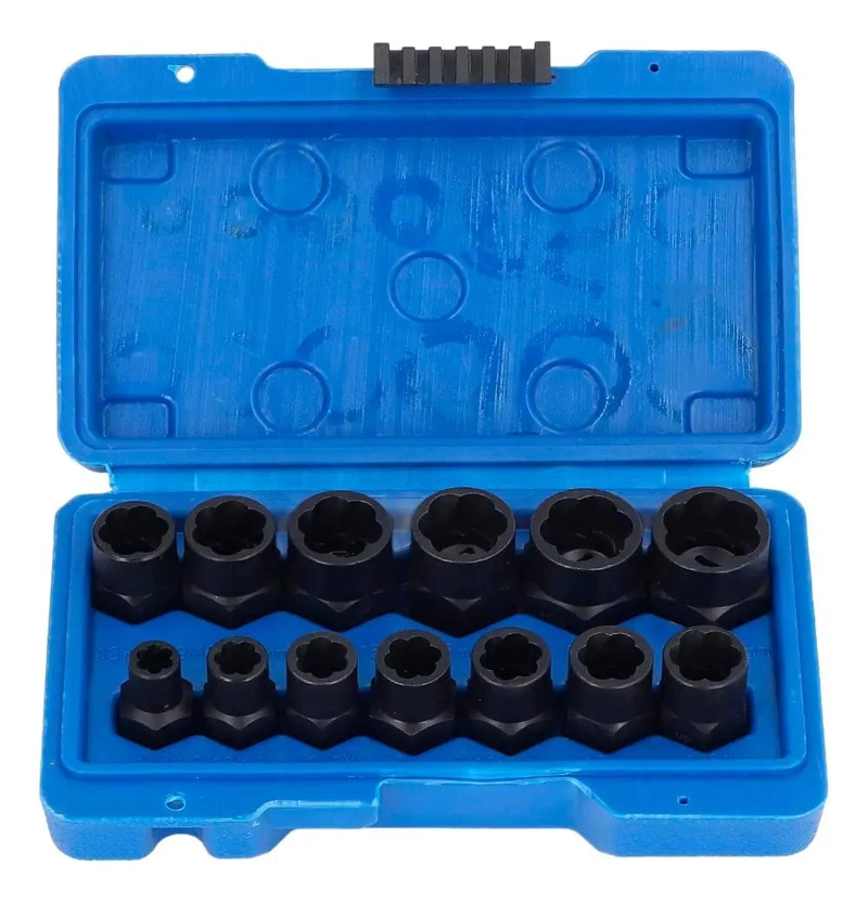 KIT DE DADOS EXTRACTORES 1/4 A 19MM PARA HERRAMIENTAS - 3