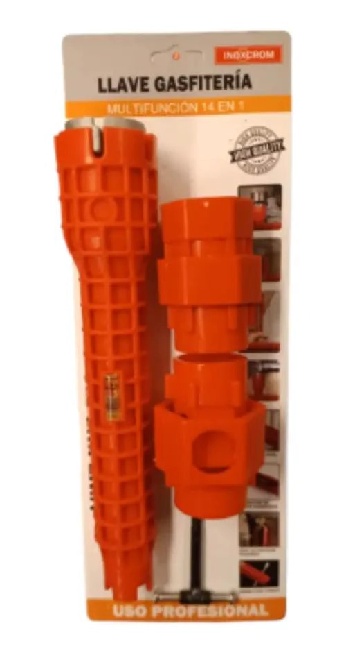 LLAVE MULTIFUNCION GASFITERIA 14 EN 1 - 3