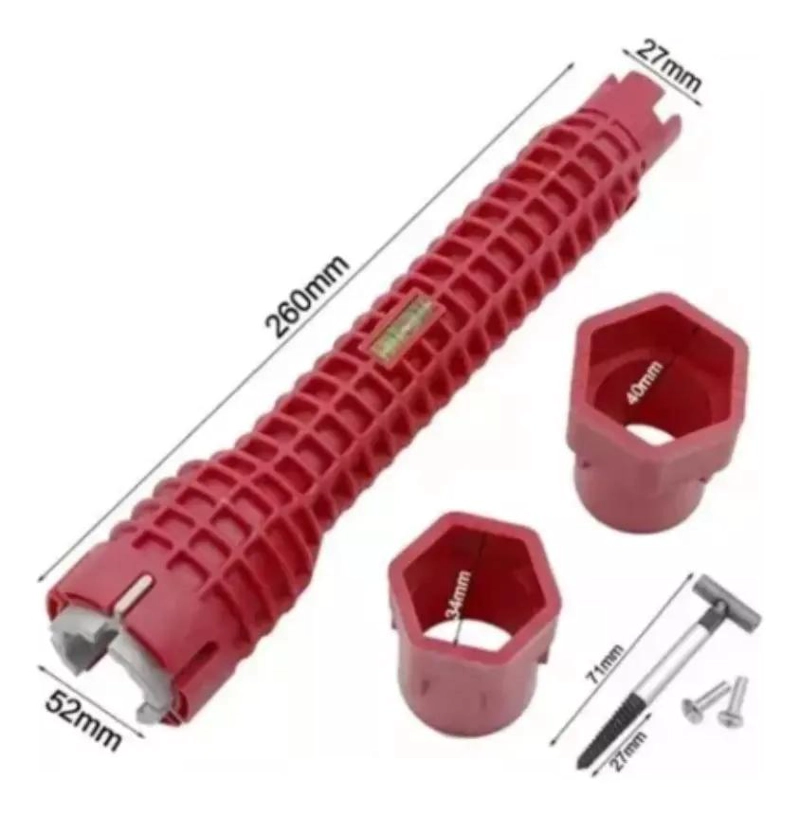 LLAVE MULTIFUNCION GASFITERIA 14 EN 1 - 4