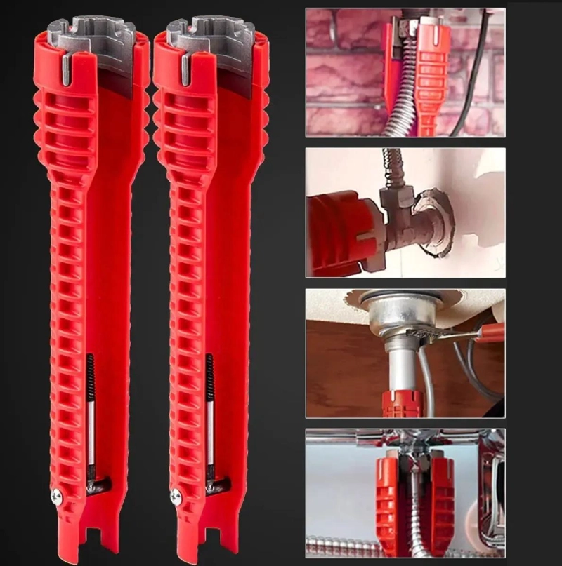 LLAVE AJUSTABLE MULTIUSO PARA GASFITERIA Y DESAGÜE - 2