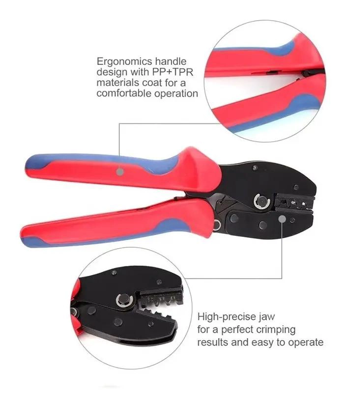 CRIMPADORA MC4 CON ESTUCHE, CONECTORES Y LLAVE - 4