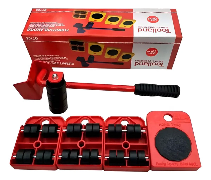 KIT DE HERRAMIENTAS PARA MOVER MUEBLES PESADOS - 1