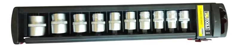 SET DE DADOS CORTOS POLIGONALES 10PCS 8-19MM - 2