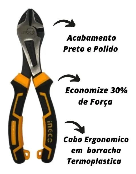 PINZA DE CORTE DIAGONAL INDUSTRIAL 7 PUNTAS - 6