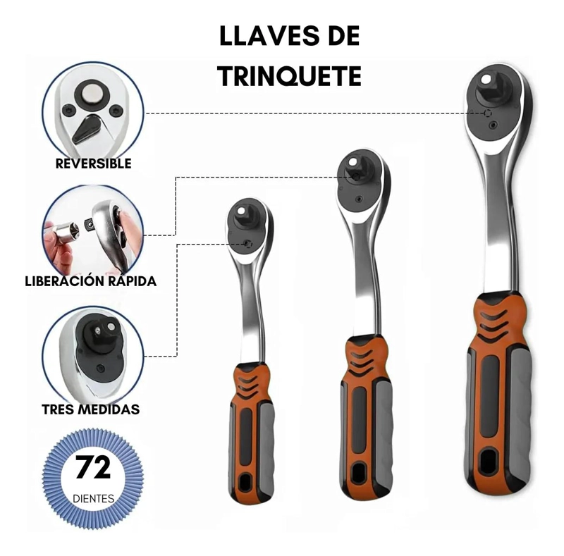 SET DE HERRAMIENTAS 216 PIEZAS CON MALETA - 2