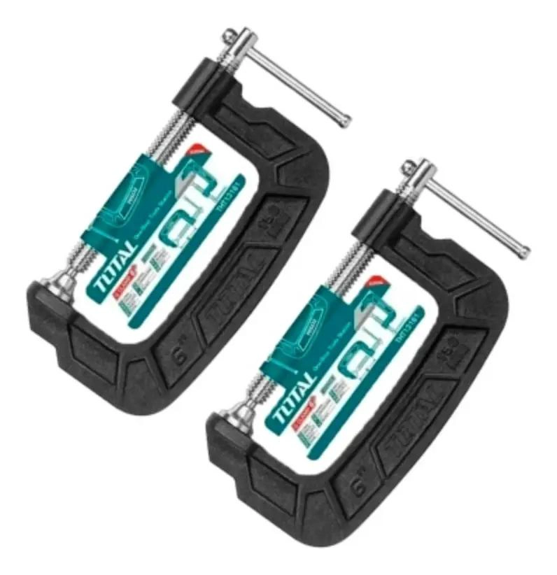 PACK 2 PRENSAS TIPO C 6 PULGADAS 150MM - 1