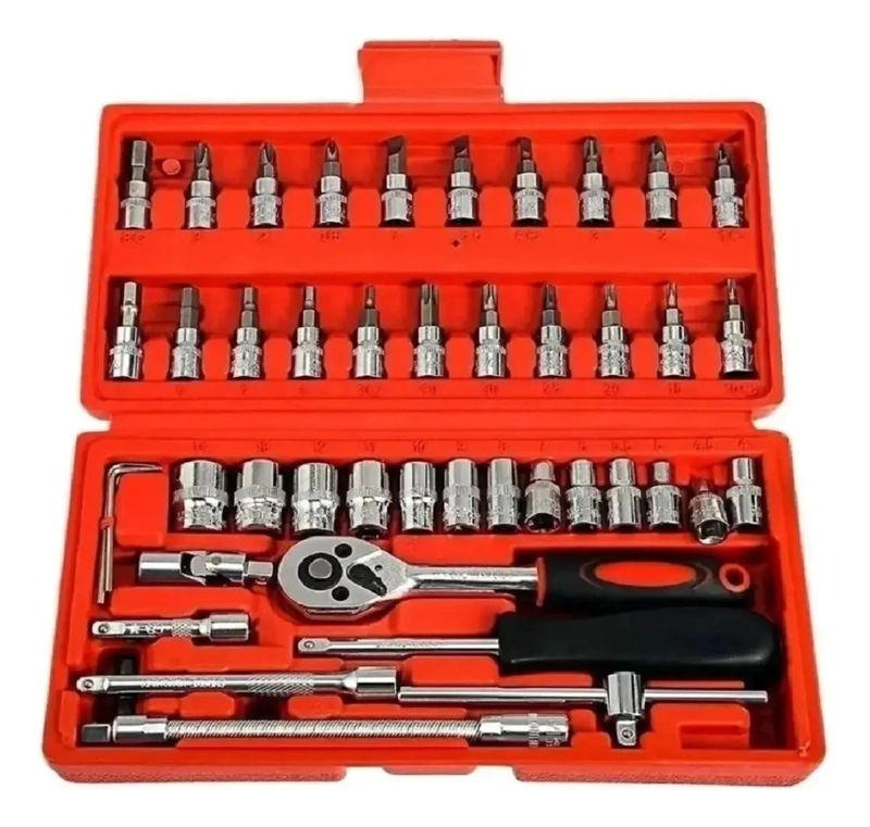 SET CAJA JUEGO HERRAMIENTA 46 PIEZAS - 7