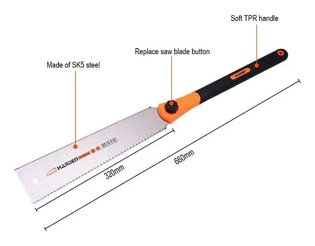SERRUCHO JAPONE S RYOBA ACERO SK5 66CM 12DPI - 3
