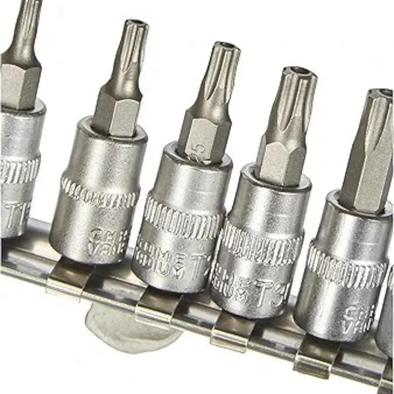 SET DE 10 DADOS PUNTA TORX 3/8' 10MM A 55MM - 2