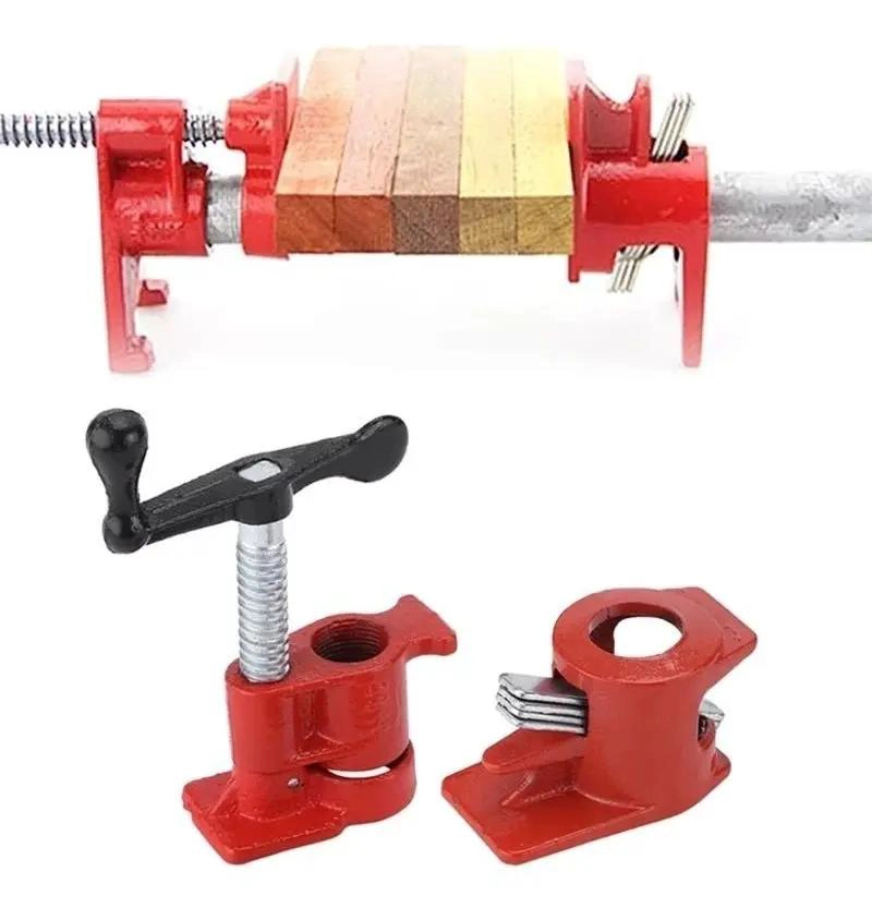 SET DE 4 PRENSAS SARGENTO DE TUBO 3/4 PULG - 1