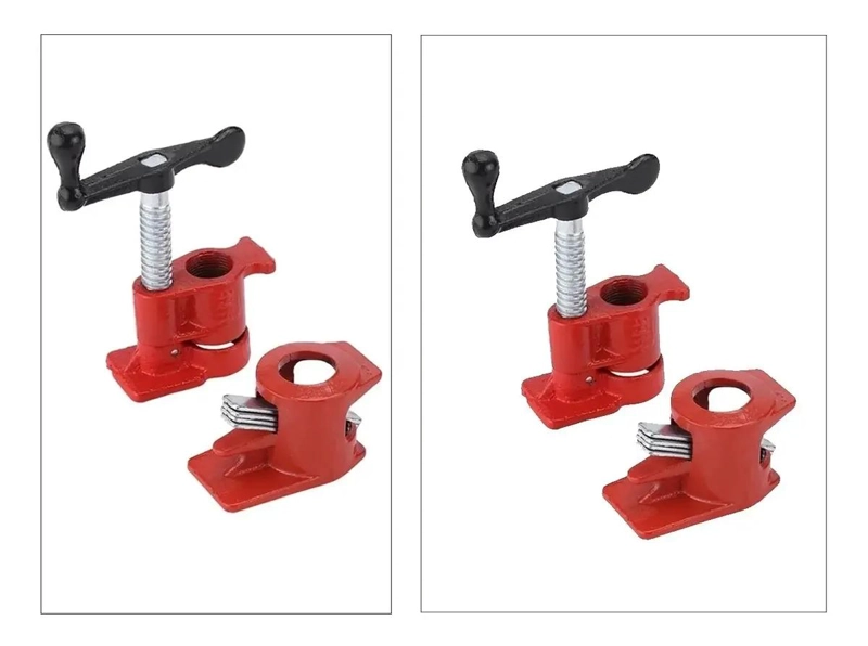 SET DE 4 PRENSAS SARGENTO DE TUBO 3/4 PULG - 4