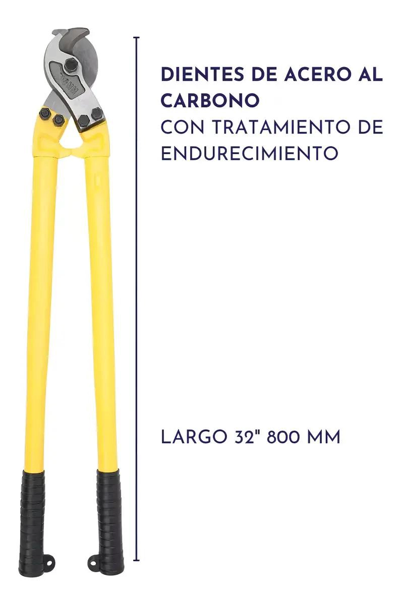 ALICATE CORTA CABLE PROFESIONAL ACERO 32 PULGADAS - 4