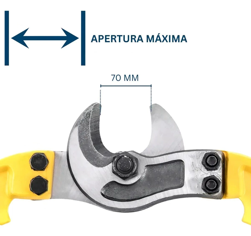ALICATE CORTA CABLE PROFESIONAL ACERO 32 PULGADAS - 5