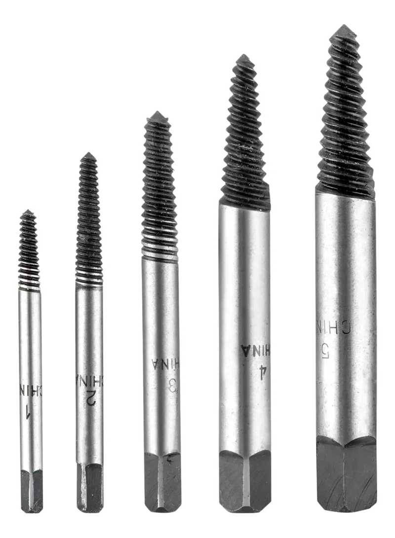 JUEGO DE EXTRACTORES DE TORNILLOS 5 PIEZAS - 2