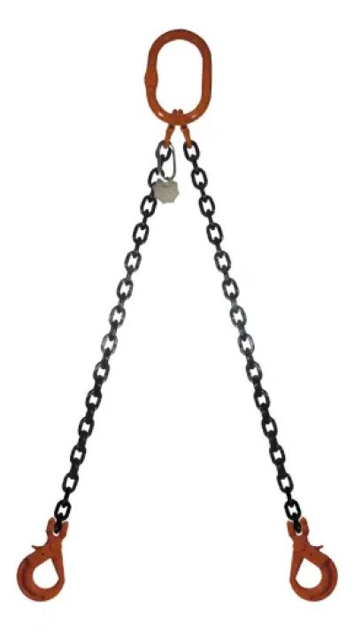CADENA DE ELEVACION 8MM 2 RAMALES 1 METRO G-80 3.4 TON - 1