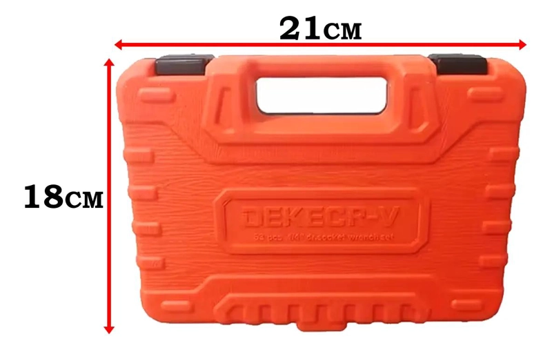 SET DE DADOS Y LLAVES TORX 53 PIEZAS 1/4 - 2