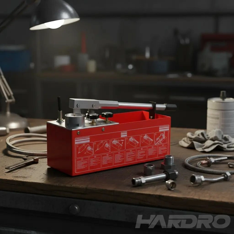 BOMBA MANUAL PARA PRUEBA DE PRESION 50 BAR 45ML/M - 2