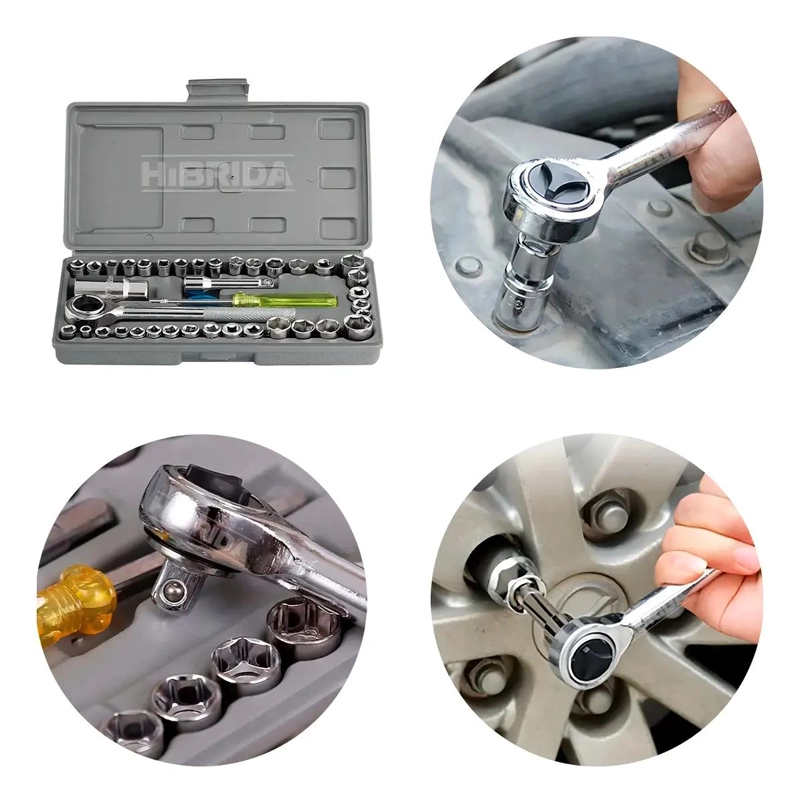 KIT DE HERRAMIENTAS COMBINADAS 40 PIEZAS - 2