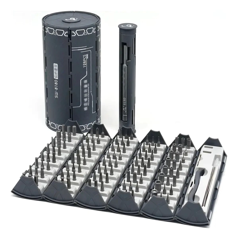JUEGO DE DESTORNILLADORES DE PRECISION 128 EN 1 MAGNE TICO - 2