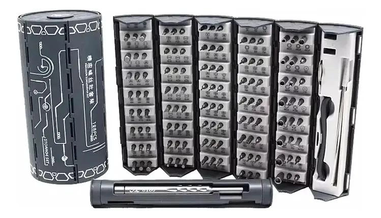 JUEGO DE DESTORNILLADORES DE PRECISION 128 EN 1 MAGNE TICO - 3