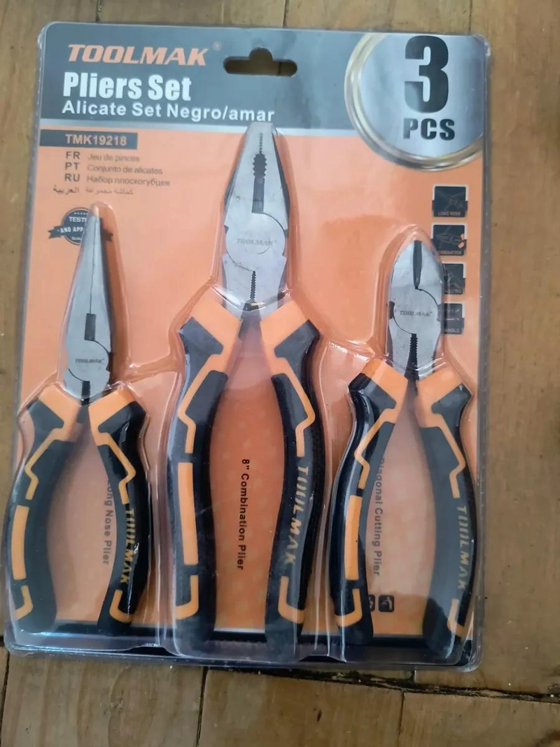 SET DE ALICATES 3 PIEZAS NARANJA - 5