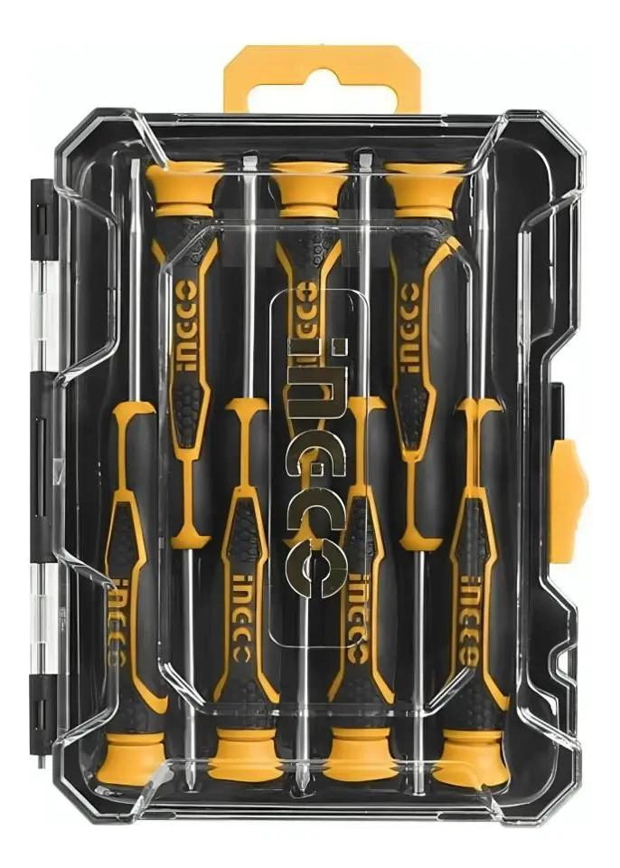SET DE 7 DESTORNILLADORES DE PRECISION CON CAJA PLASTICA - 3
