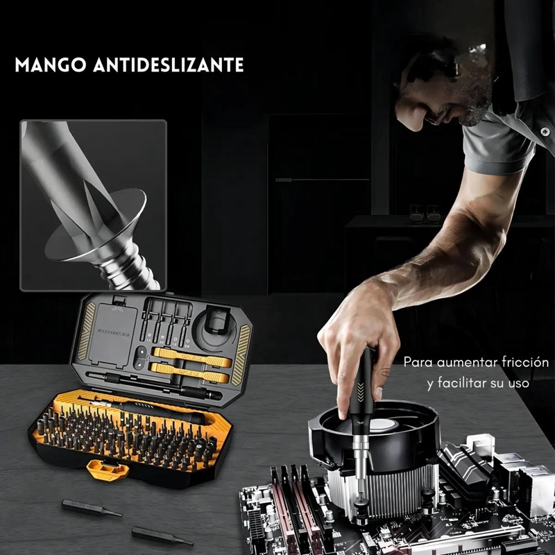 KIT DE DESTORNILLADORES DE PRECISION 145 EN 1 - 2