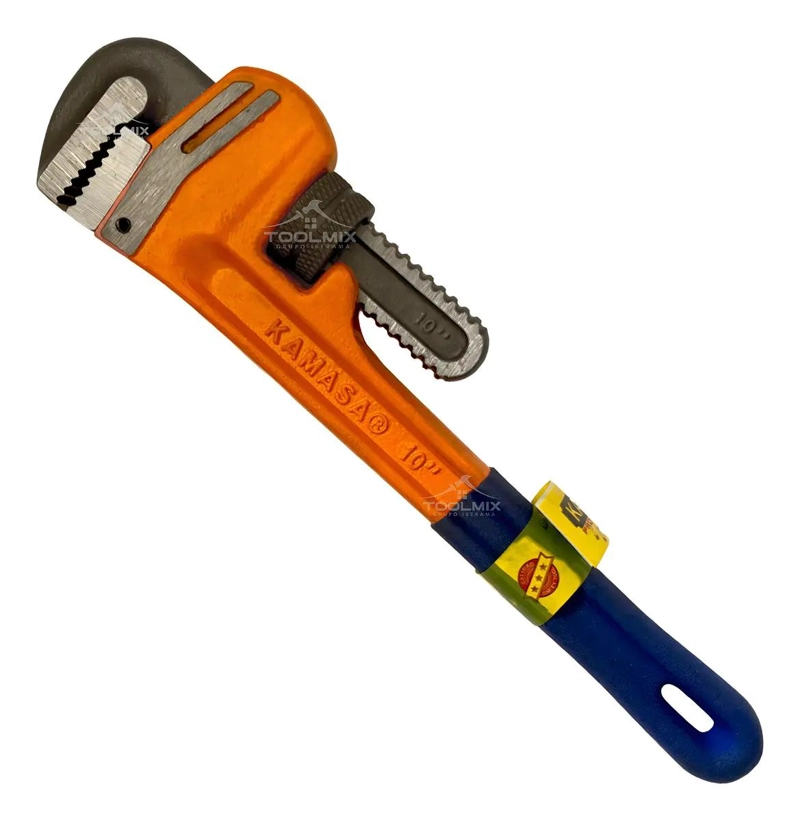 LLAVE INGLESA STILLSON 10 PULGADAS MANGO ANTIDESLIZANTE - 1