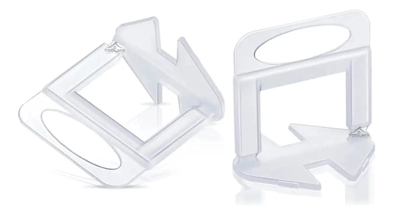 CLIPS SEPARADORES NIVELADORES PARA CERAMICA 15MM 100PCS - 1