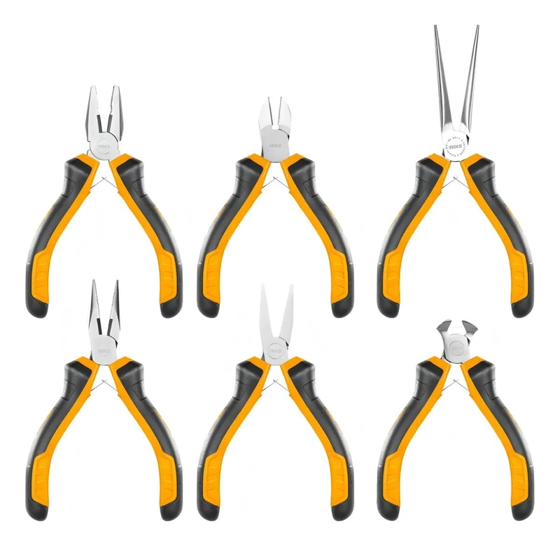 SET DE 6 MINI PINZAS ALICATES PARA PRECISION - 1