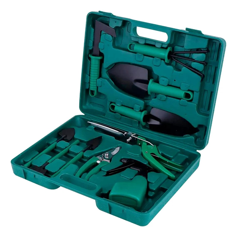 KIT DE HERRAMIENTAS DE JARDINERIA CON MALETA - 1