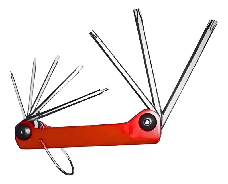 JUEGO DE LLAVES TORX PERFORADAS T9H A T40H 8 PIEZAS - 3