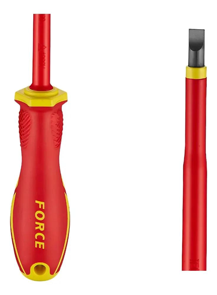 DESTORNILLADOR AISLADO PUNTA PLANA 1000V 6.5MM - 4