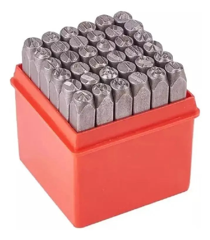 LETRAS PARA MARTILLO DE GOLPE 4 MM, 36 PIEZAS - 4