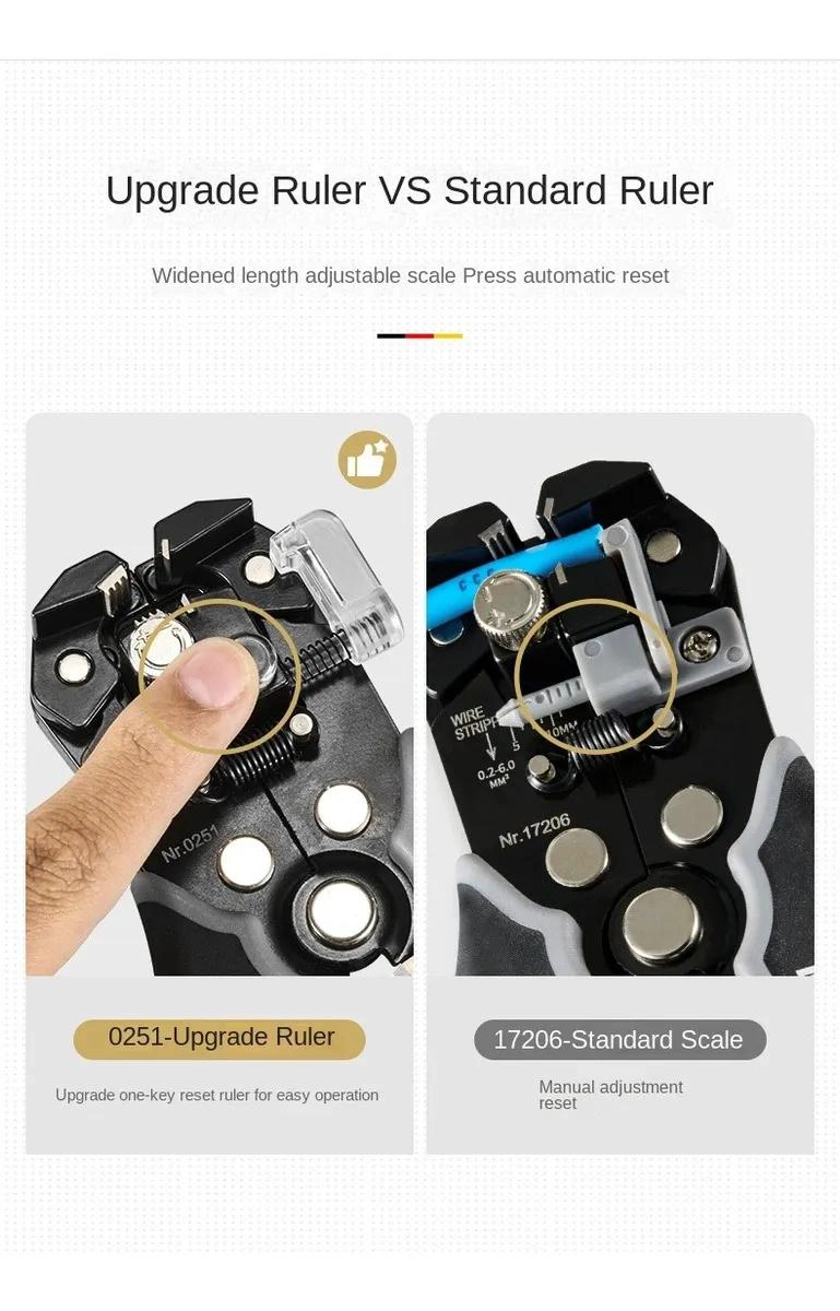 ALICATE PELACABLES AUTOMATICO PARA ELECTRICISTA - 4