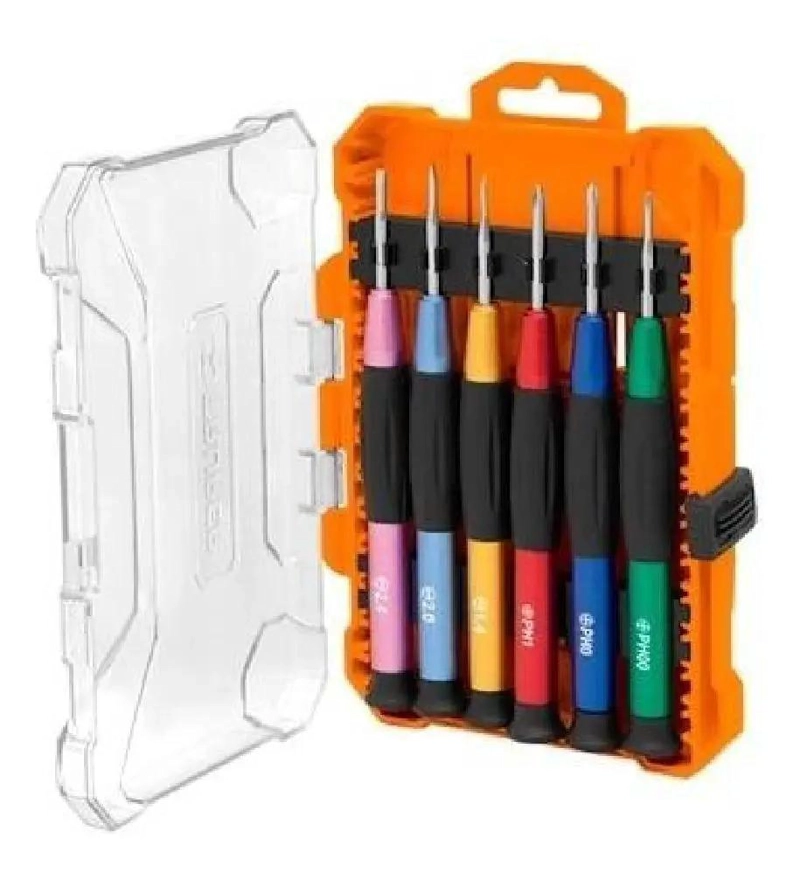 JUEGO DE DESARMADORES DE PRECISION 6 PIEZAS - 1