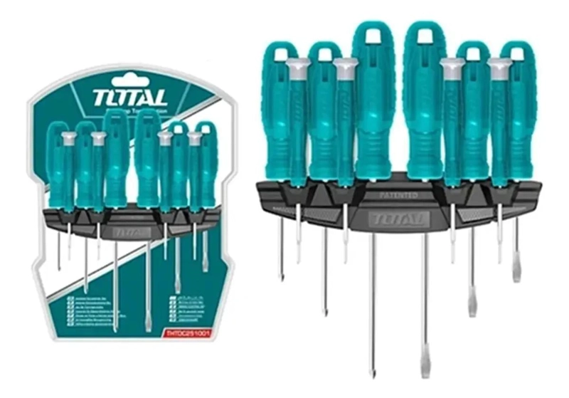 KIT DE 10 DESTORNILLADORES DE PRECISION Y USO GENERAL - 1
