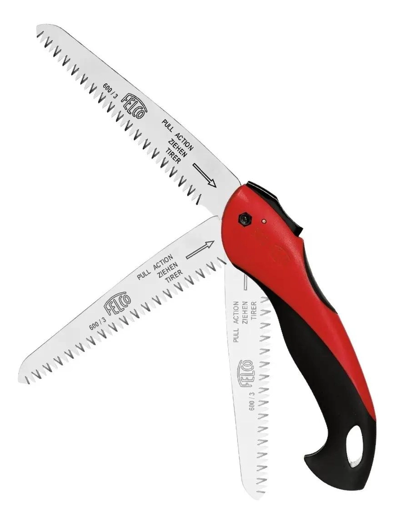 SERRUCHO DE PODA CURVO CON HOJA DE ACERO CROMADO 16 CM - 2