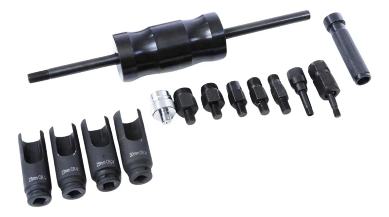 EXTRACTOR DE INYECTORES DIE SEL 14 PIEZAS ACERO - 5