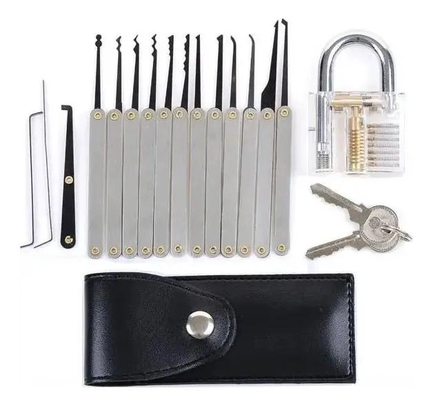 SET DE GANZUAS 17 PIEZAS CON ESTUCHE NEGRO - 1