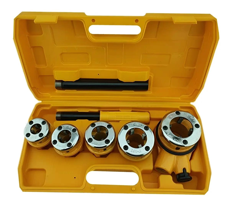 SET DE TERRAJAS MANUALES PARA TUBO 5 PIEZAS NPT - 1
