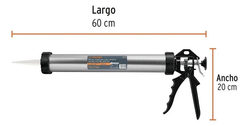 PISTOLA CALAFATEADORA PARA SALCHICHA 600 ML - 3