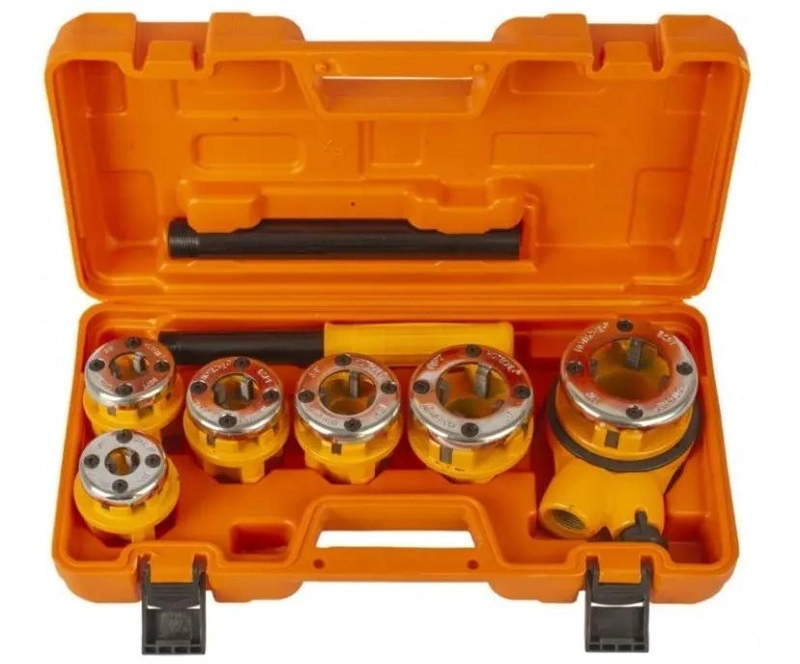SET DE TERRAJAS MANUALES PARA TUBO 6 PIEZAS BSPT - 3