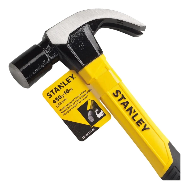 MARTILLO CON MANGO DE FIBRA DE VIDRIO 16OZ - 2