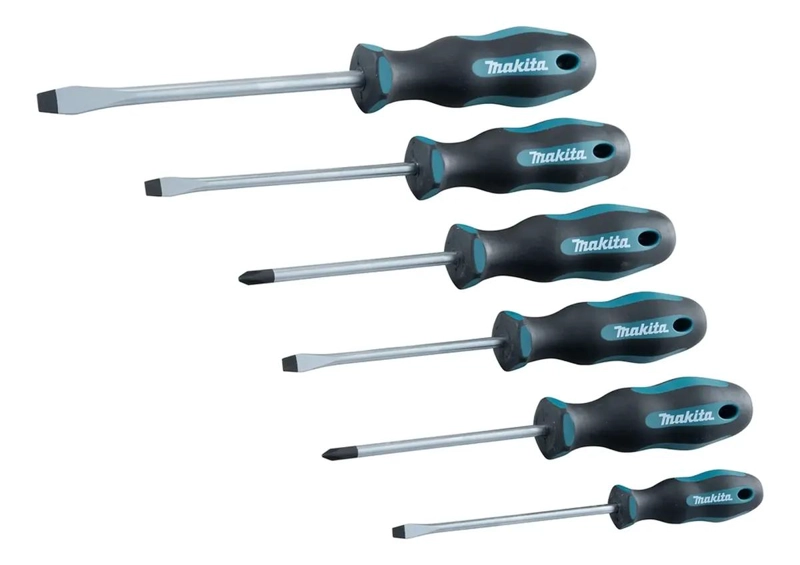 JUEGO DE 6 DESTORNILLADORES PLANOS Y PHILLIPS - 5